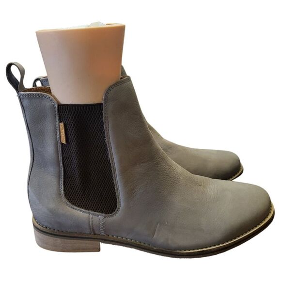 Hari Mari Midland Gray Suede Womens Pull On Chelsea Boot, Size 11 - Picture 1 of 11